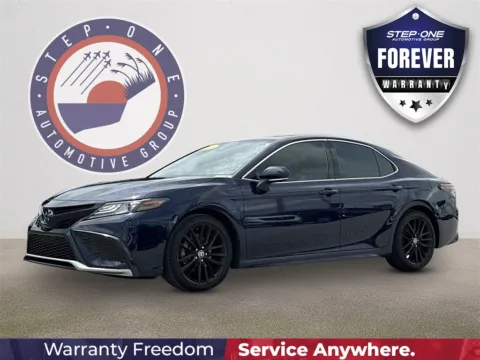 Blue 2021 Toyota Camry XSE for sale in Pensacola, FL
