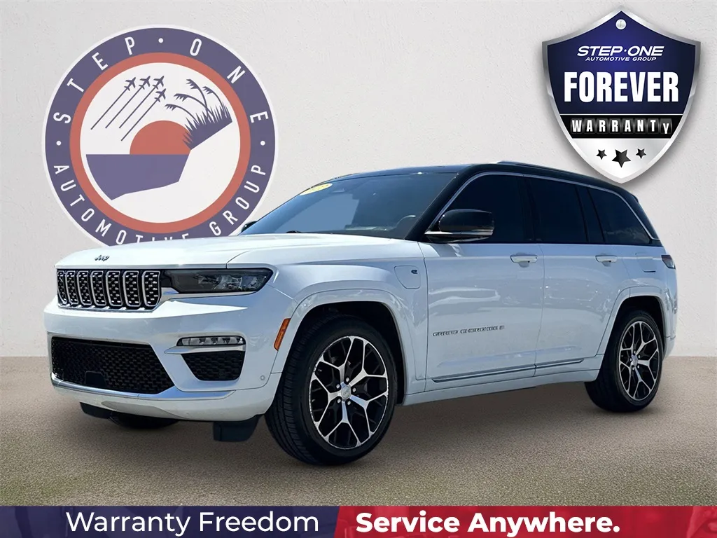 White 2022 Jeep Grand Cherokee Summit Reserve 4xe for sale in Pensacola, FL