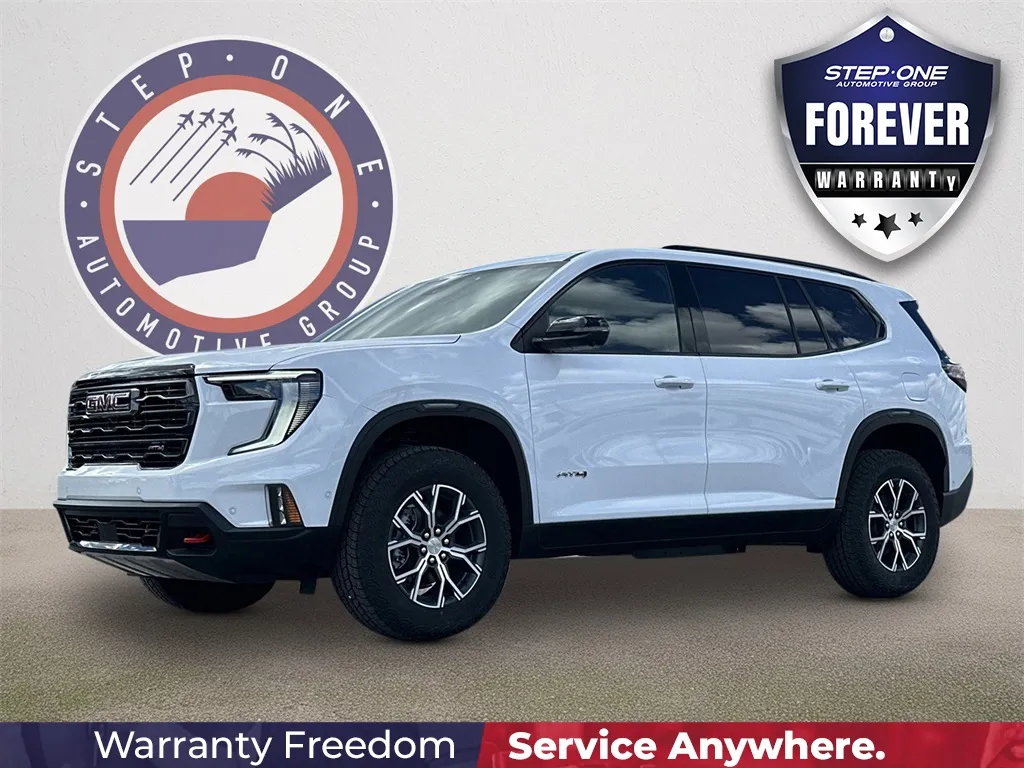White 2026 GMC Acadia AT4 for sale in Pensacola, FL