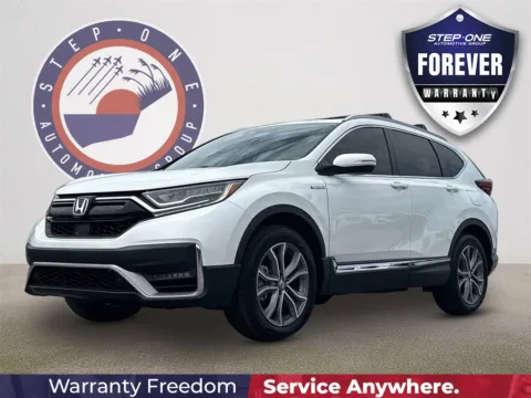 White 2021 Honda CR-V Hybrid Touring for sale in Pensacola, FL