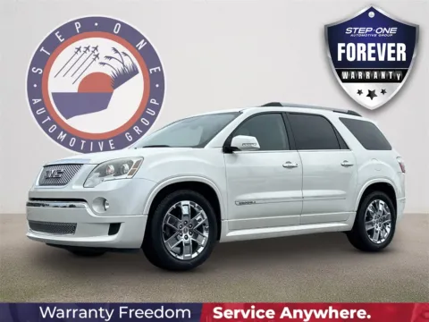 White 2011 GMC Acadia Denali for sale in Pensacola, FL