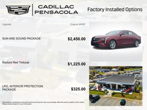 Another view of 2026 Cadillac CT4 Luxury for sale in Pensacola, FL at Step One Cadillac Buick GMC Pensacola