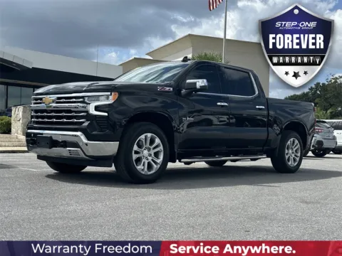 Black 2022 Chevrolet Silverado 1500 LTZ for sale in Pensacola, FL