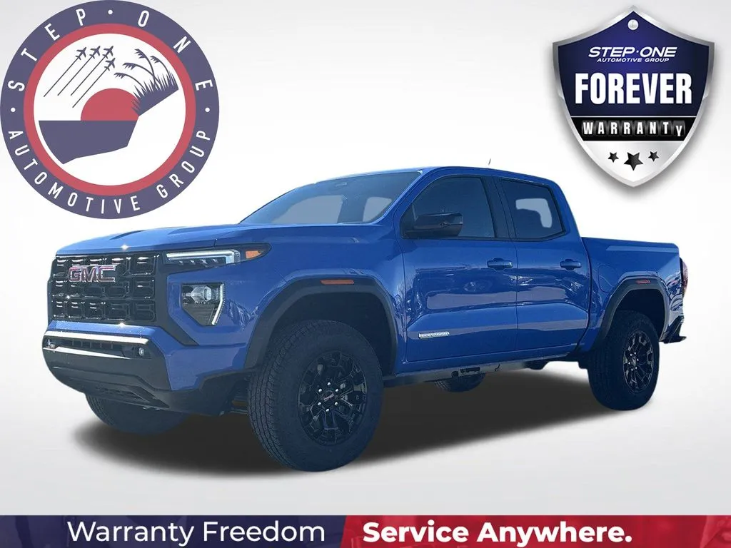 Blue 2026 GMC Canyon Elevation for sale in Pensacola, FL