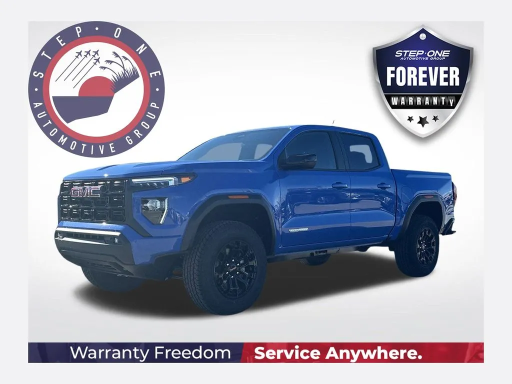 Blue 2026 GMC Canyon Elevation for sale in Pensacola, FL