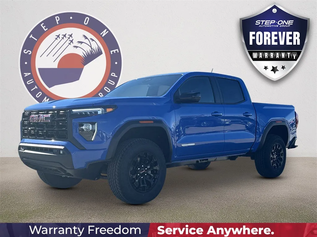 Blue 2026 GMC Canyon Elevation for sale in Pensacola, FL