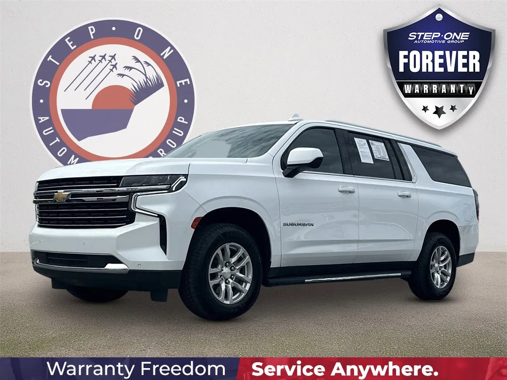 White 2023 Chevrolet Suburban LT for sale in Pensacola, FL