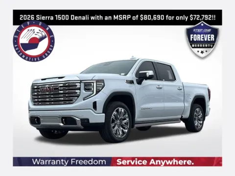 White 2026 GMC Sierra 1500 Denali for sale in Pensacola, FL