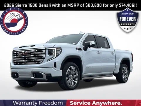 White 2026 GMC Sierra 1500 Denali for sale in Pensacola, FL