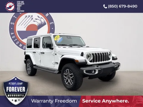 White 2025 Jeep Wrangler Sahara for sale in Crestview, FL