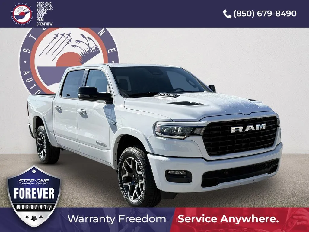 White 2026 Ram 1500 Laramie for sale in Crestview, FL