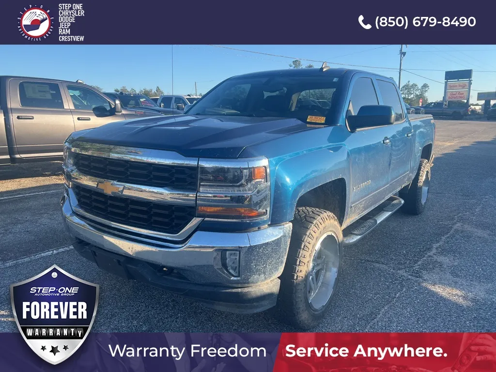 Blue 2017 Chevrolet Silverado 1500 LT for sale in Crestview, FL