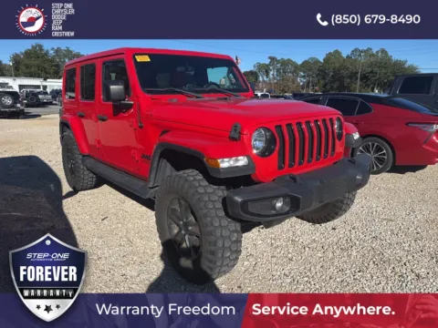 Red 2021 Jeep Wrangler Unlimited Sahara Altitude for sale in Crestview, FL