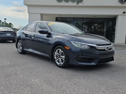 Blue 2018 Honda Civic LX for sale in Crestview, FL