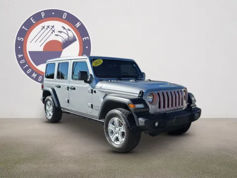 Silver 2021 Jeep Wrangler Unlimited Sport S for sale in Crestview, FL