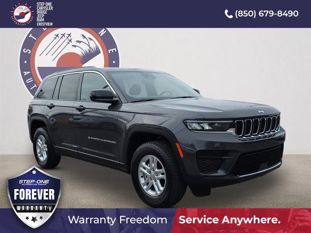 Gray 2025 Jeep Grand Cherokee Laredo for sale in Crestview, FL