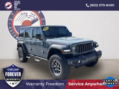 Photos of 2024 Jeep Wrangler Rubicon for sale in Crestview, FL at Step One CDJR Fiat Crestview