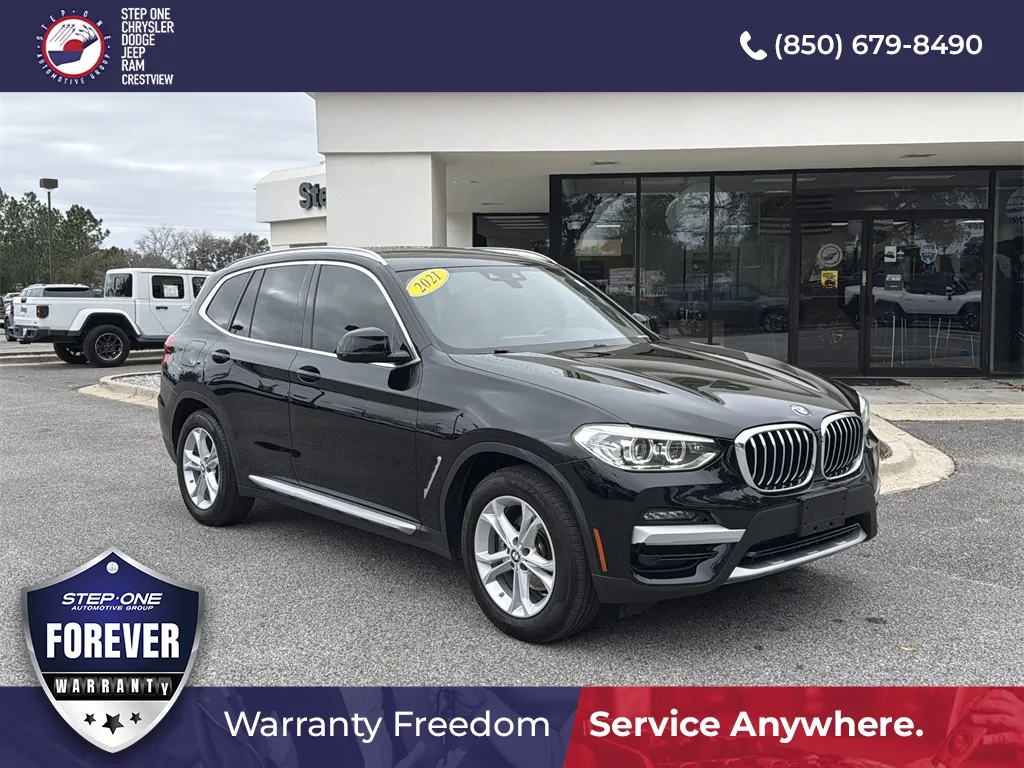 Black 2021 BMW X3 sDrive30i for sale in Crestview, FL