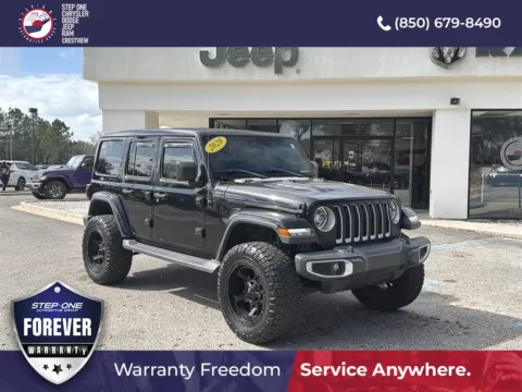 Black 2020 Jeep Wrangler Unlimited Sahara for sale in Crestview, FL