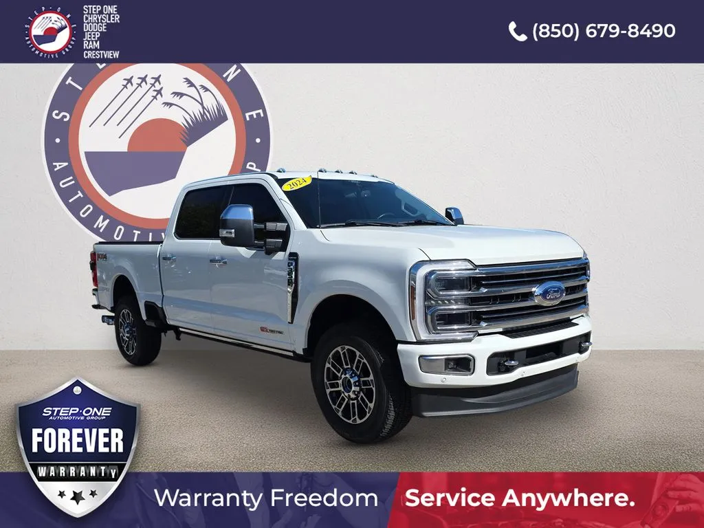 White 2024 Ford F-350SD Limited for sale in Crestview, FL