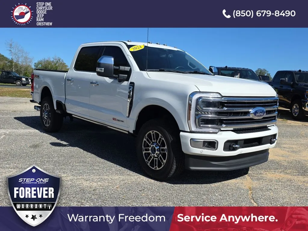 White 2024 Ford F-350SD Limited for sale in Crestview, FL