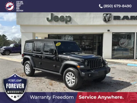 Black 2023 Jeep Wrangler Sport S for sale in Crestview, FL