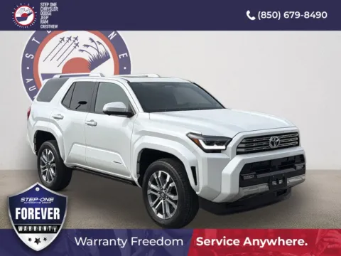 White 2025 Toyota 4Runner Limited for sale in Crestview, FL