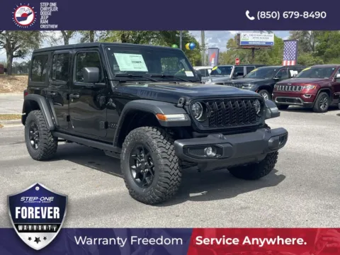 Black 2026 Jeep Wrangler Willys for sale in Crestview, FL