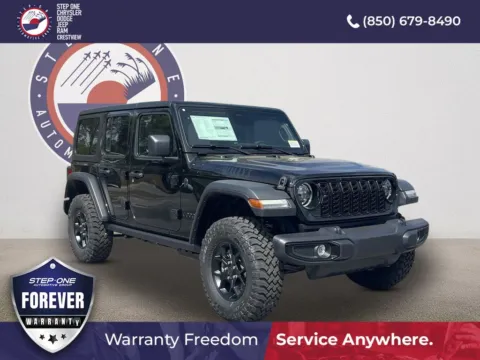 Black 2026 Jeep Wrangler Willys for sale in Crestview, FL