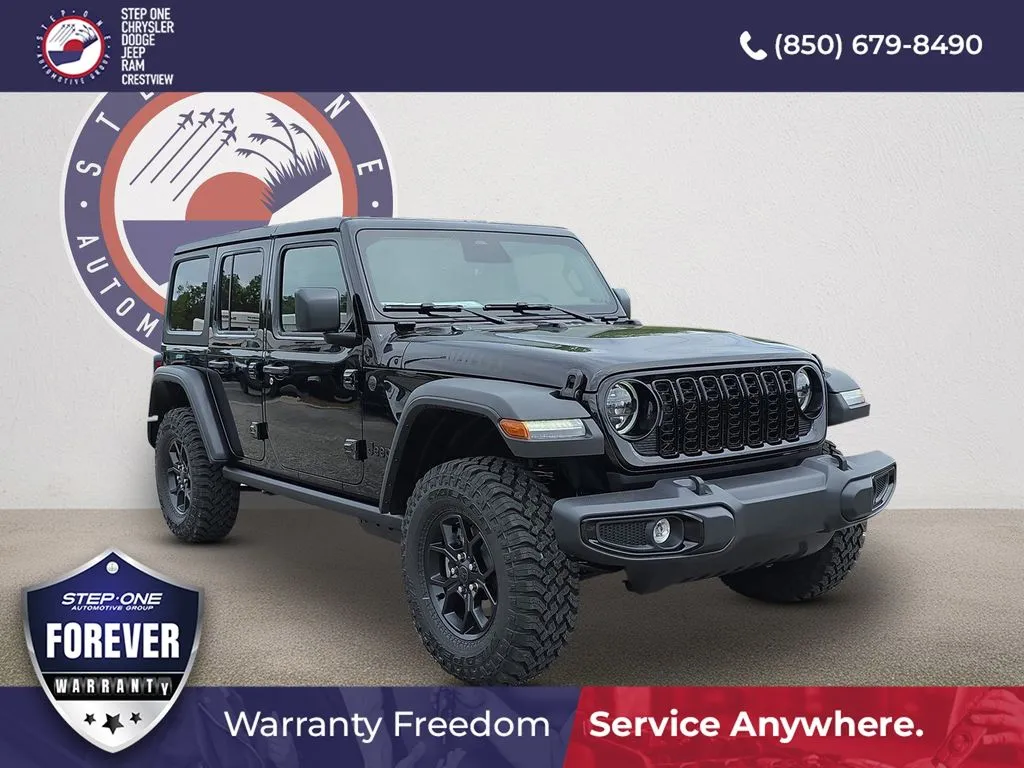 Black 2026 Jeep Wrangler Willys for sale in Crestview, FL