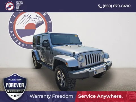 Silver 2017 Jeep Wrangler Unlimited Sahara for sale in Crestview, FL