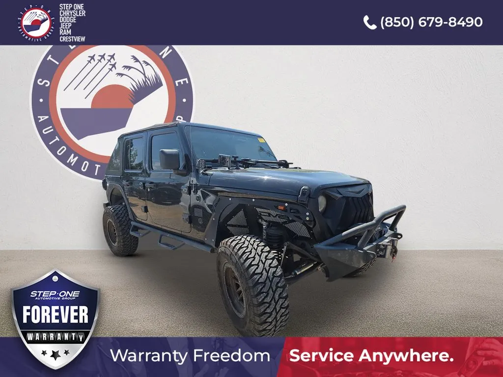 Black 2019 Jeep Wrangler Unlimited Sport S for sale in Crestview, FL