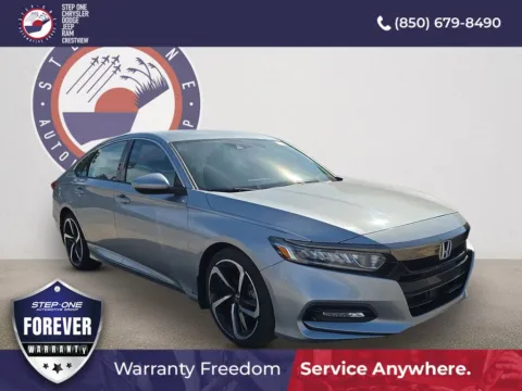 Silver 2018 Honda Accord Sport for sale in Crestview, FL