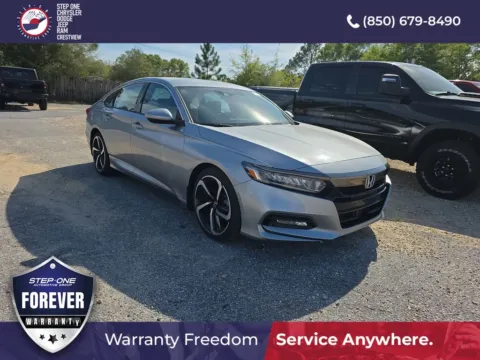 Silver 2018 Honda Accord Sport for sale in Crestview, FL
