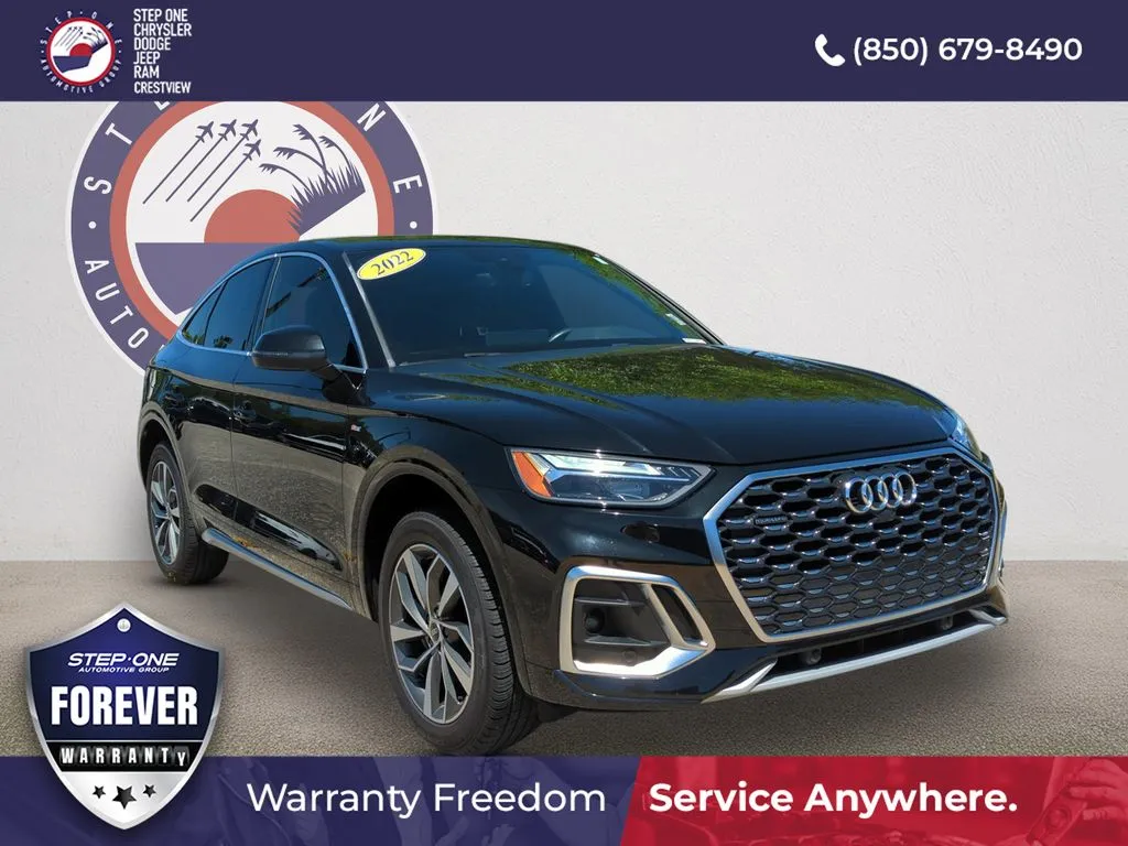 Black 2022 Audi Q5 Sportback 45 S line Premium for sale in Crestview, FL