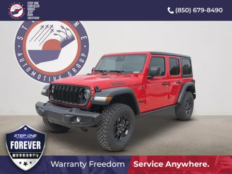 Red 2026 Jeep Wrangler Willys for sale in Crestview, FL