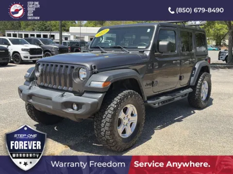 Gray 2022 Jeep Wrangler Unlimited Sport S for sale in Crestview, FL