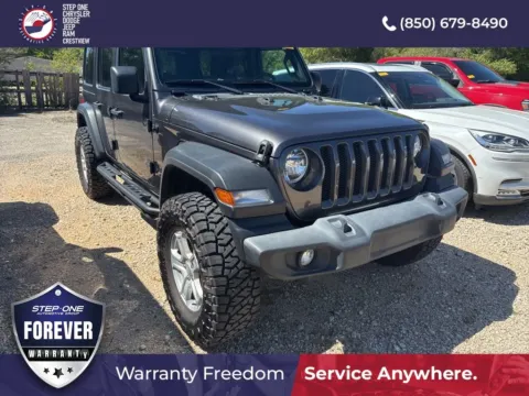 Gray 2022 Jeep Wrangler Unlimited Sport S for sale in Crestview, FL