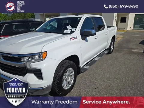 White 2025 Chevrolet Silverado 1500 LT for sale in Crestview, FL