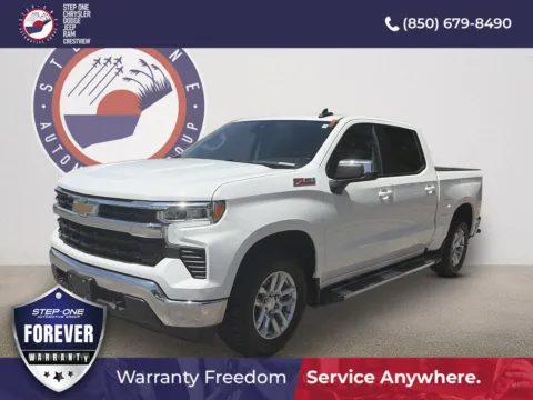White 2025 Chevrolet Silverado 1500 LT for sale in Crestview, FL