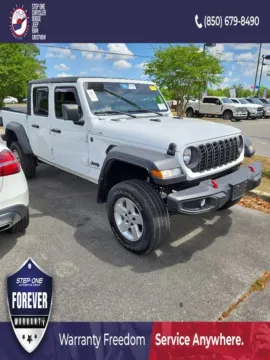White 2024 Jeep Gladiator Sport for sale in Crestview, FL