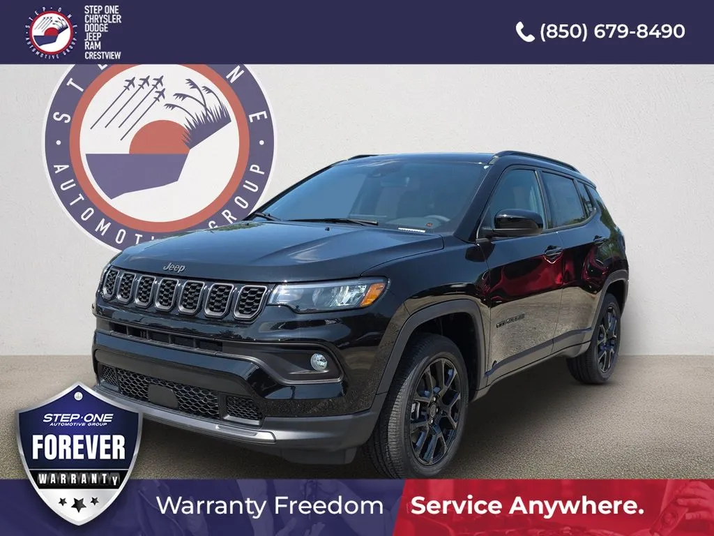 Black 2026 Jeep Compass Latitude for sale in Crestview, FL