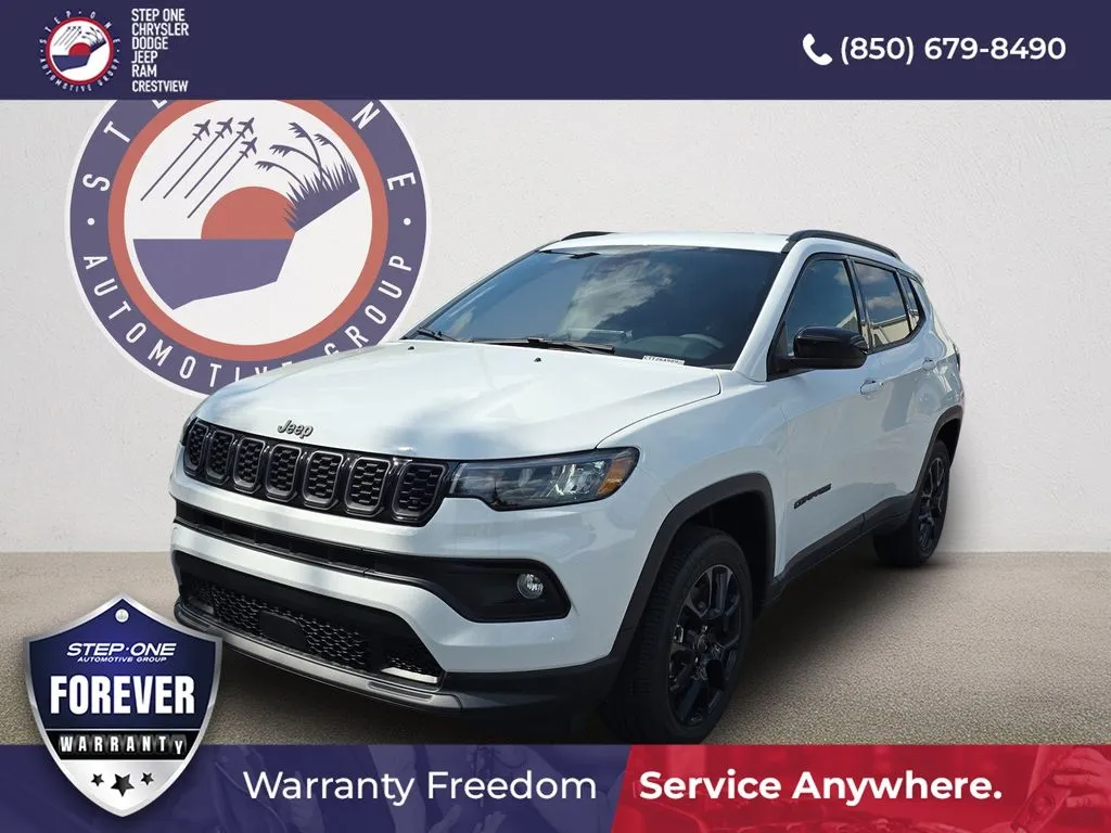 White 2026 Jeep Compass Latitude for sale in Crestview, FL
