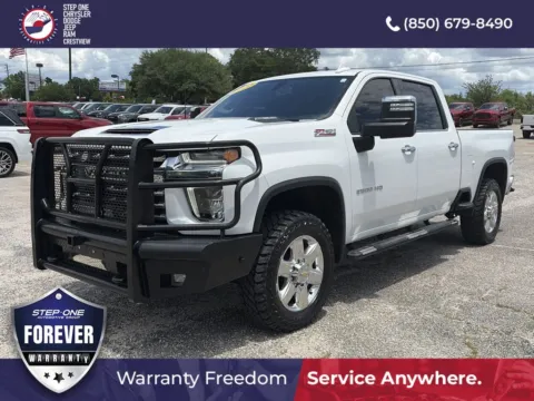 White 2022 Chevrolet Silverado 2500HD LTZ for sale in Crestview, FL