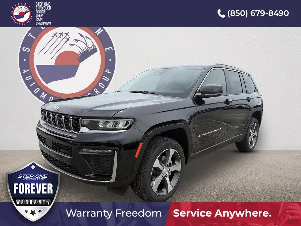 Black 2026 Jeep Grand Cherokee Limited for sale in Crestview, FL