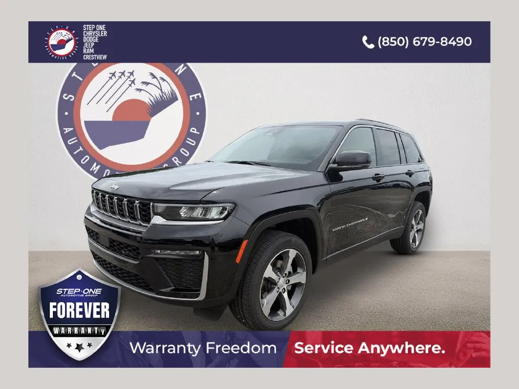 Black 2026 Jeep Grand Cherokee Limited for sale in Crestview, FL