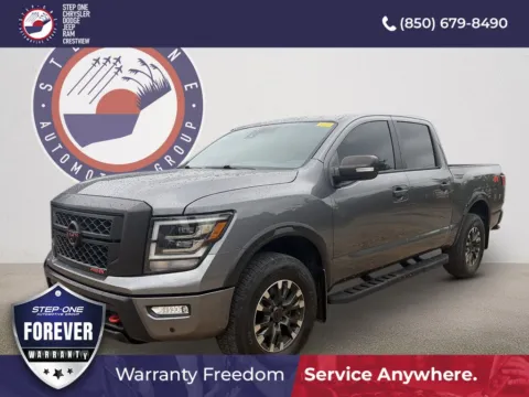 Gray 2023 Nissan Titan PRO-4X for sale in Crestview, FL