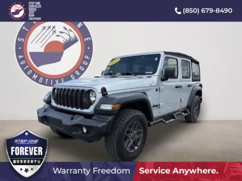 Silver 2024 Jeep Wrangler Sport S for sale in Crestview, FL