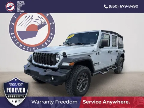 Silver 2024 Jeep Wrangler Sport S for sale in Crestview, FL