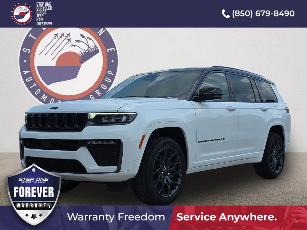 White 2026 Jeep Grand Cherokee L Summit for sale in Crestview, FL